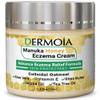DERMOIA Manuka Honey Cream - Eczema Cream for Adults & Kids - Seborrheic Dermatitis Cream for All Skin Types - Eczema Honey Cream for Redness & Itch Skin Relief with Aloe Vera - 4oz view 1
