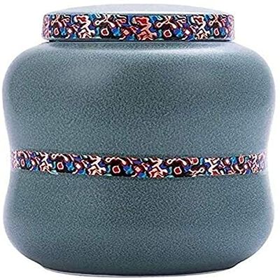 Cremation Urn Pet urnFuneral Urn Keepsake Cremation Ceramic Urns Small Amount of Human Ashes As Well As for Pets Perfect Souvenir Garden Urns for AshesWEWYQSJXBXF2110-24