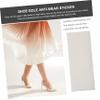 1pair Non- Protective Pads for Shoes -Skid Soles for High Heels and Boots Transparent and Thickness Reduces Noise and Prevents Slipping view 4