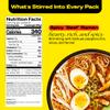 immi Spicy "Beef" Ramen, 100% Plant Based, Keto Friendly, Low Carb, High Protein, Packaged Noodle Meal Kit, Ready to Eat, 6 Pack view 2