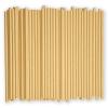 [1000 Count] Disposable Paper Drinking Straws, Brown Kraft, 7.75" x0.24" - Eco-friendly view 1