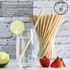 [1000 Count] Disposable Paper Drinking Straws, Brown Kraft, 7.75" x0.24" - Eco-friendly view 3
