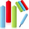 Eersida 6 Pieces Sensory Chew Pencil Toppers Set Chewable Pencil Toppers Chew Toys for Sensory Kids Boys and Girls, Oral Motor Needs(Red, Blue, Green) view 1