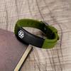 AOAMID Medical Alert Bracelets for Men Women Adjustable Free Engraving Sport Silicone Medical ID Bracelets 8.5 Inches (Green-epilepsy) view 2