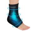 Ankle Foot Ice Pack Wrap for Injuries, Reusable Gel Ice Pack for Hot and Cold Therapies, Flexible Cold Pack for Achilles Tendonitis,Plantar Fasciitis,Swelling,Sprained,Post-Surgery Recovery view 1