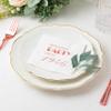 Crisky 80th Birthday Cocktail Napkins Rose Gold for Women 80th Birthday Party Decorations for Cake Dessert Berverage Table, 80th Birthday Party Supplies 50 Pcs Disposable Napkins, 3-Ply view 4