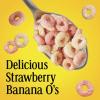 Strawberry Banana Cheerios, Heart Healthy Gluten Free Breakfast Cereal, Made with Whole Grain Oats, Family Size, 19 oz view 3