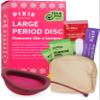 Pixie Menstrual Disc for Feminine Care - Ranked 1 for Best Tampon Alternative Period Disc - 100% Medical-Grade Silicone - Removes Like a Tampon - Wear 12 Hours - Capacity of 7 Tampons (Large) view 1