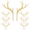 14PCS Antler Cupcake Toppers Christmas Deer Cake Picks Reindeer Acrylic Christmas Cake Toppers for Baby Shower Wedding Hunting Birthday Party Supplies view 1