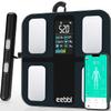 EEBBL Weight Scale for Body Fat with Handle, 20 Precise Body Biological Analyzer, Digital Bathroom Weighing Bluetooth Scale, Body Composition Monitor Health Analyzer 400 lbs - Blackwith Baby/Pet Mode view 1