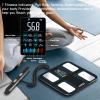 EEBBL Weight Scale for Body Fat with Handle, 20 Precise Body Biological Analyzer, Digital Bathroom Weighing Bluetooth Scale, Body Composition Monitor Health Analyzer 400 lbs - Blackwith Baby/Pet Mode view 4
