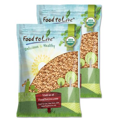Food to Live Organic Dry Roasted Whole Cashews with Himalayan Salt, 16 Pounds Non-GMO, Oven Roasted and Lightly Salted Nuts, No Oil Added, Vegan, Kosher. High in Protein. Great Wholesome Snack