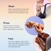 Embr Wave Cooling Bracelet - Warming Bracelet - Personalized Thermal Relief - Manage Hot Flashes, Night Sweats, Sleep, Tension - Clinically Proven - Rechargeable - Rose Gold view 3