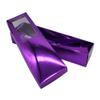 FELANAS 6 Pack Cute Cardboard Long Boxes Acetate Window for Fresh Flowers | Gift Boxes Window for Anniversaries, Weddings, Christmas | 12 x 43 x 6.6 CM : 5" x 17" x 2.5" | Frosty Purple view 2
