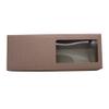 FELANAS 6 Pack Cute Cardboard Long Boxes Acetate Window for Fresh Flowers | Gift Boxes Window for Anniversaries, Weddings, Christmas | 12 x 43 x 6.6 CM : 5" x 17" x 2.5" | Frosty Purple view 3