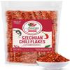 Sichuan Chili Flakes, 1LB (16oz) - Traditional Red Pepper Spices and Szechuan Seasoning for Thai, Korean, Mexican, and Asian Dishes, Authentic Medium Hot Flavor for Kimchi, Pizza, Tacos, or Oils by Amazing Chiles and Spices view 1