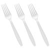 7 Inch White Plastic Disposable Forks, Pack of 1000 - Heavy Duty, BPA-Free, Recyclable Cutlery, Perfect for Weddings, Parties, Catering, and Everyday Use, Bulk Durable Forks for All Occasions view 2