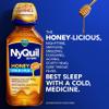 Vicks NyQuil Severe Honey Cold and Flu Medicine, Maximum Strength, Relieves Cough, Sore Throat, Fever, Congestion, 12 Oz view 3