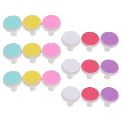 Beaupretty 18pcs Electric Nail Grinding for Safe Nail Care Gentle Trimming Polishing for Newborns Skin-friendly Design