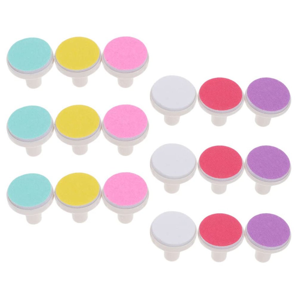 Beaupretty 18pcs Electric Nail Grinding for Safe Nail Care Gentle Trimming Polishing for Newborns Skin-friendly Design
