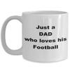 Birthday Gift For Dad, Football, Coffee Mug, 11 fl oz or 15 Ounce, Christmas Gift view 1