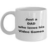 Birthday Gift For Dad, Video Games, Coffee Mug, 11 fl oz or 15 Ounce, Christmas Gift view 1