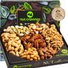 NUT CRAVINGS - Valentines Day Nut Collection Gift Basket in Elegant Box (7 Assortments) Treats for Adults, Food Arrangement, Healthy Snack Care Package, Kosher view 1