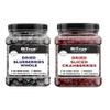 Admart RiTrue - Dried Sliced Cranberry & Whole Blueberry Combo (250 Gm Each) - Organic Cranberries & Blueberries Without Sugar (unsweetened Dry Fruits) view 1