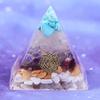 ZTBH Crystal Pyramid Orgone Pyramid Opal Crystal Energy Generator Orgonite Pyramids Healing Crystals (Size : 7CM) view 1