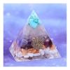 ZTBH Crystal Pyramid Orgone Pyramid Opal Crystal Energy Generator Orgonite Pyramids Healing Crystals (Size : 7CM) view 3
