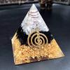 ZTBH Crystal Pyramid Orgon Energy Rune Pyramid Natural Crystal Crushed Stone Healing Crystals (Size : 100 * 100mm) view 2