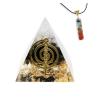 ZTBH Crystal Pyramid Orgon Energy Rune Pyramid Natural Crystal Crushed Stone Healing Crystals (Size : 100 * 100mm) view 3
