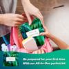 3 x Menstrual All-in-One Kits - Assorted Colors | Convenience on The Go | Single Period Kit Packs | Individually Wrapped Feminine Hygiene Products (Green Ferns/Red Purse/Under The Sea) view 3