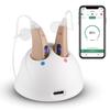 Bluetooth Hearing Aids Customizable for Seniors and Adults, APP Enabled Amplifier Device, Do Hearing Test and Self Fitting to Match Your Own Hearing Loss - Neosonic MX-Smart view 1