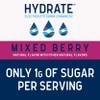 hydrate Electrolyte Liquid Drink Enhancer Drops, Low Sugar, Low Calorie, Natural Flavor Hydration Mix with Essential Vitamins B3 B6 B12 (6.22 Fl Oz (Pack of2), Mixed Berry) view 4