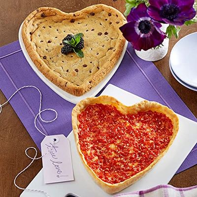 1 Heart Cookie 1 Heart Cheese Pizza