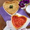 1 Heart Cookie 1 Heart Cheese Pizza view 1