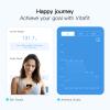 Vitafit Smart Scale for Body Weight, High Accuracy 0.1lb by Our Professional Factory Since 2001, Weight Scale App Sync 13 Body Composition with BMI, Body Fat and Muscle, 400lb, LED, Black view 4