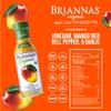 BRIANNAS - Certified Organic & Kosher Dressing Variety Pack - Mango Vinaigrette, Real French Vinaigrette, & Rich Poppy Seed - Made with Premium Ingredients - 10 oz. Bottles - 3 Pack view 2