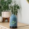 Airome Magnolia Flower Medium Ceramic Essential Oil Diffuser|100 mL Humidifying Ultrasonic Aromatherapy Diffuser 8 Colorful LED Lights, Intermittent & Continual Mist, Auto Shut-Off view 4