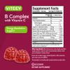 Viteey Vitamin B Complex Gummies with Vitamin C - Energy, Metabolism & Immune Support - B6, B12, Niacin, Folic Acid, Biotin, Calcium - Vegan, Gluten-Free - 60 Count view 4