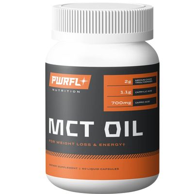 Ultra Premium MCT Oil | High Level | 60 Softgels | Boost Brainpower, Supercharge Energy, Control Hunger, Superior Gut Health, Enhance Keto Diet and Ketosis | Derived from Pure Coconut Oil