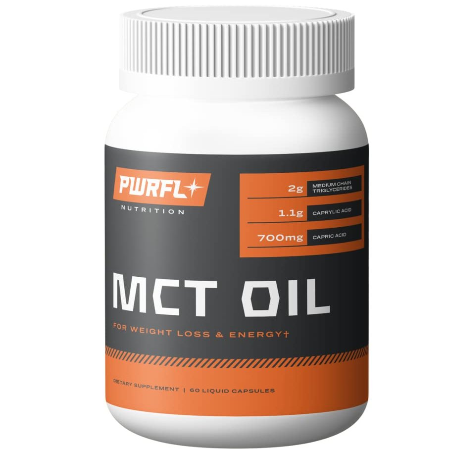 Ultra Premium MCT Oil | High Level | 60 Softgels | Boost Brainpower, Supercharge Energy, Control Hunger, Superior Gut Health, Enhance Keto Diet and Ketosis | Derived from Pure Coconut Oil
