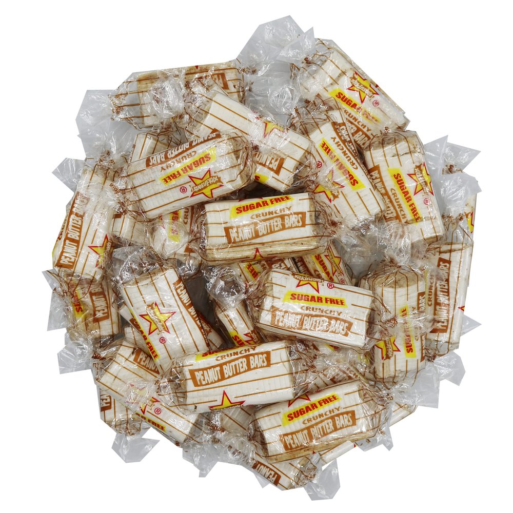 Smarty Stop Sugar Free Peanut Butter Bar Candy (2 Pound)