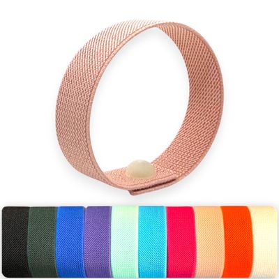 AcuBalance Bracelet  Support for Balance, Calm, and Relaxation, Waterproof and Durable, Available in 8+ Colors (Pink, small- 6 inches)