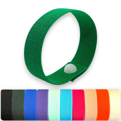 AcuBalance Bracelet  Support for Balance, Calm, and Relaxation, Waterproof and Durable, Available in 8+ Colors (Green, xlarge- 9 inches)