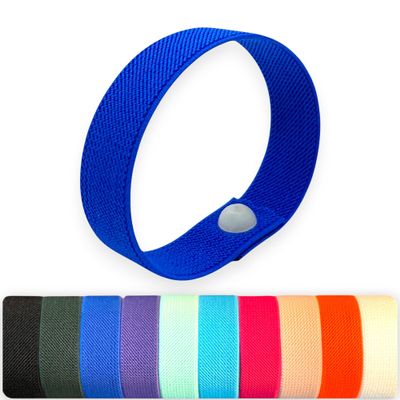 AcuBalance Bracelet  Support for Balance, Calm, and Relaxation, Waterproof and Durable, Available in 8+ Colors (Royal Blue, xlarge- 9 inches)
