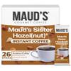 Maud's Sweet Hazelnut Flavored Instant Coffee, 26 ct, 100% Arabica Coffee, Medium Roast, Instant Hot or Iced Coffee - Just add water view 1