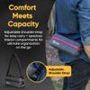Blue Bus Bulldog Large Smell Proof Bag with Lock - Smell Proof Stash Bag Carrying Case with Airtight Jars Smell Proof Case, Containers, Accessories - Waterproof, Bordeaux view 3