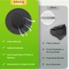 25 Pack Libre 2 Sensor Covers, KOVOQ Freestyle Libre 2 & Lingo CGM Waterproof Patches, Protective Hard Shell Cover, Against Bumps and Scratches, Breathable and Hypoallergenic (Black) view 4